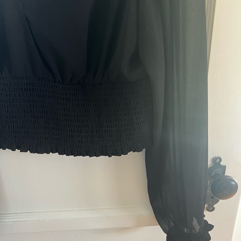 Wilfred blouse in black size large